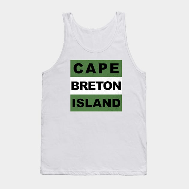 CAPE BRETON BLOCK Tank Top by SALTY TEES & CO.